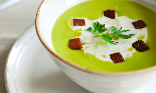 ARLEY'S PANCETTA & PEA SOUP