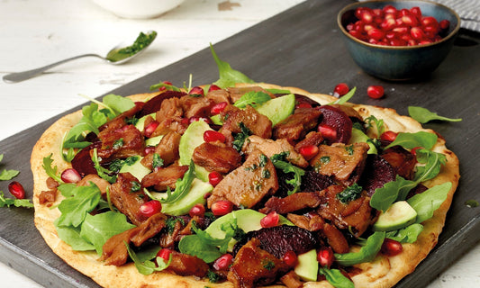 ARLEY'S BEEF PIECES FLATBREAD & SALSA