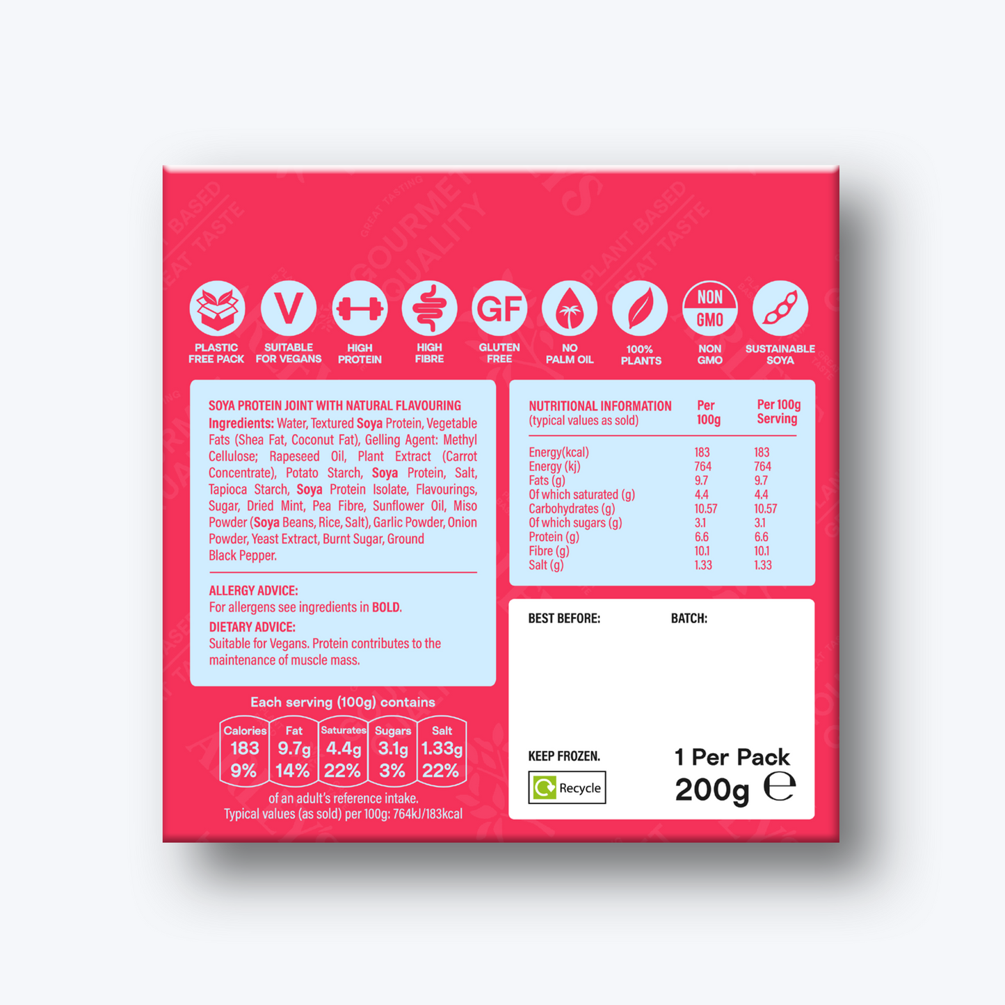 Arley's Plant Based Lamb Joint 1 x 200g