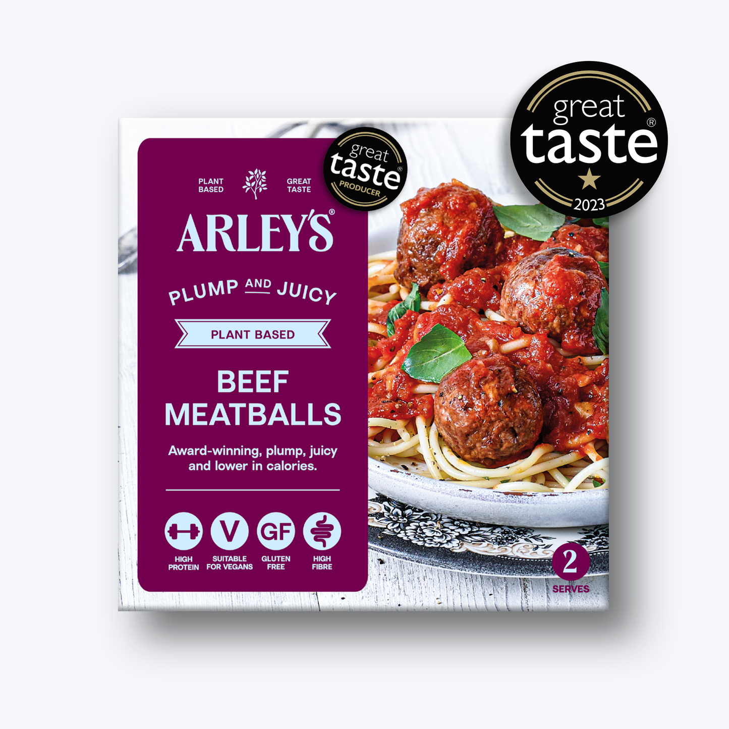 Arley's Plant Based Beef Meatballs 10 x 25g