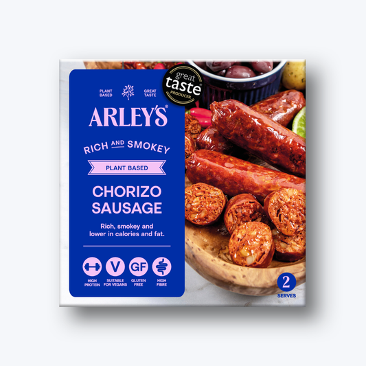 Arley's Plant Based Chorizo Sausage 4 x 70g