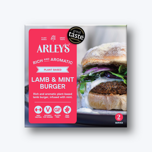 Arley's Plant Based Lamb & Mint Burger 2 x 114g