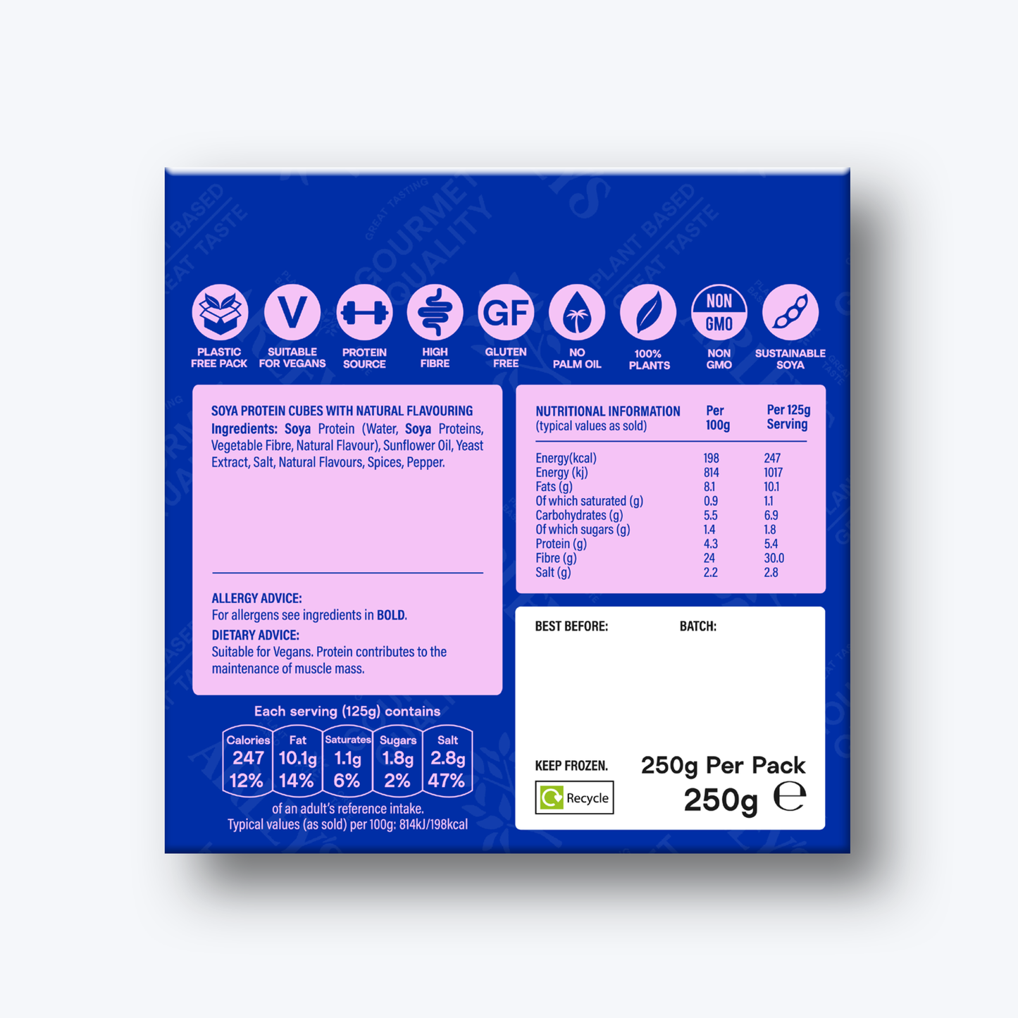 Arley's Plant Based Diced Pancetta 250g