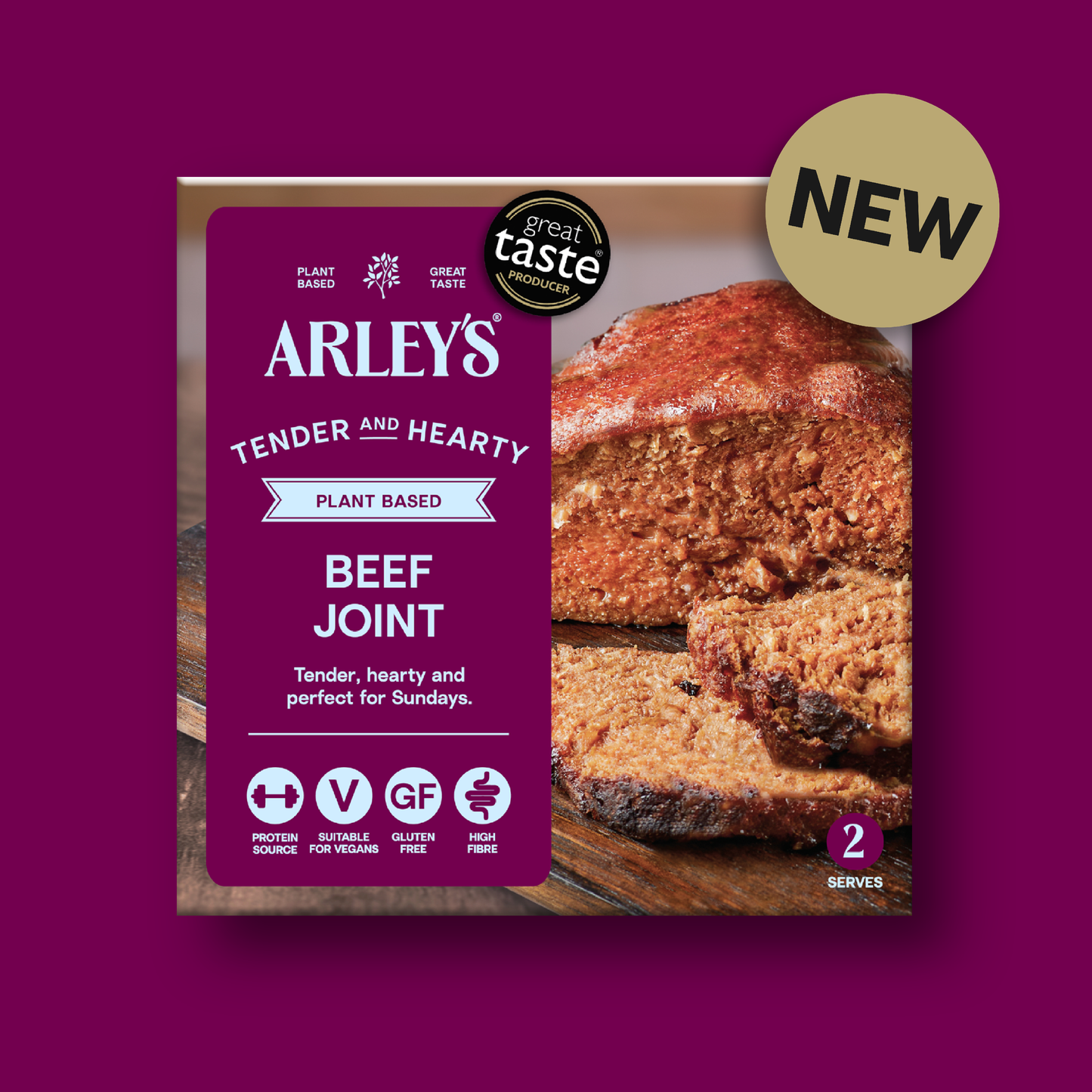 Arley's Plant Based Beef Joint 1 x 200g