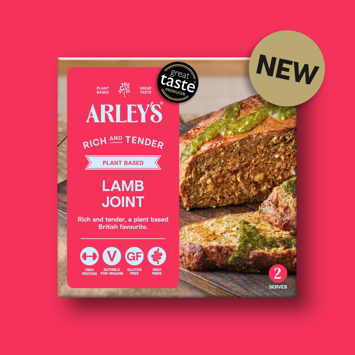 Arley's Plant Based Lamb Joint 1 x 200g