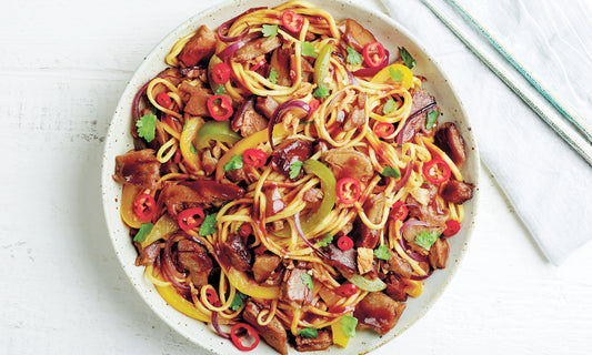 BEEF AND SOY STIR-FRY