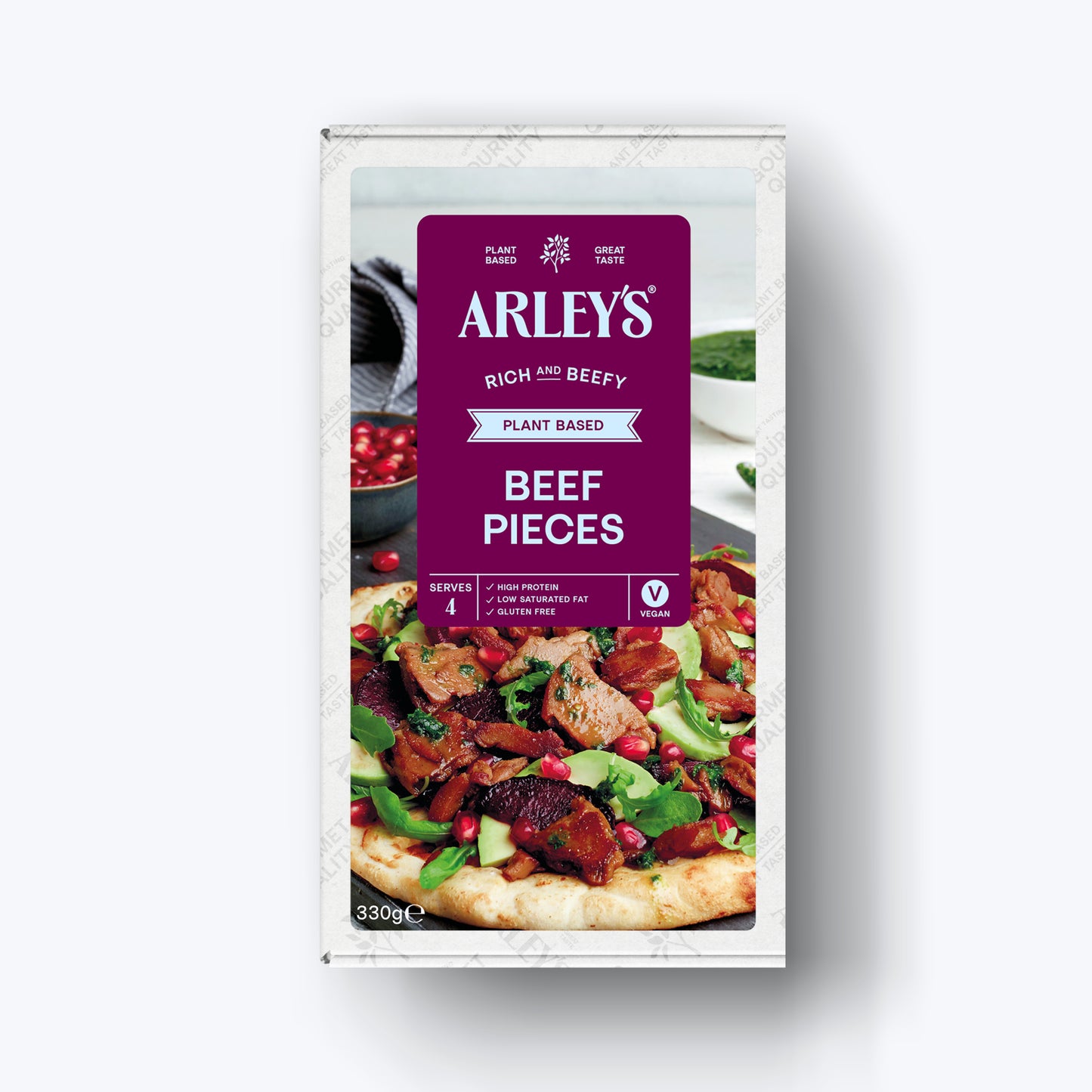 Arley's Plant Based Beef Pieces 330g