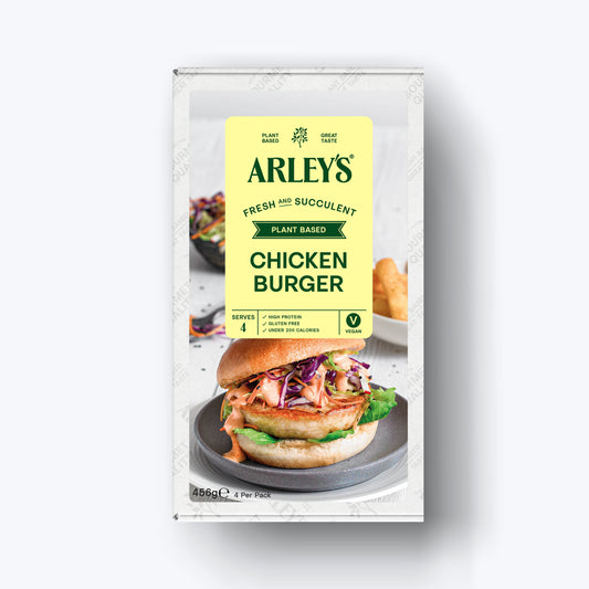Arley's Plant Based Chicken Burger 4 x 114g