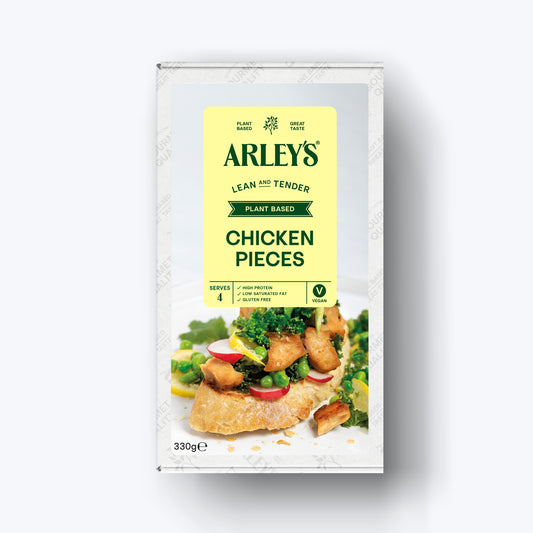 Arley's Plant Based Chicken Pieces 330g
