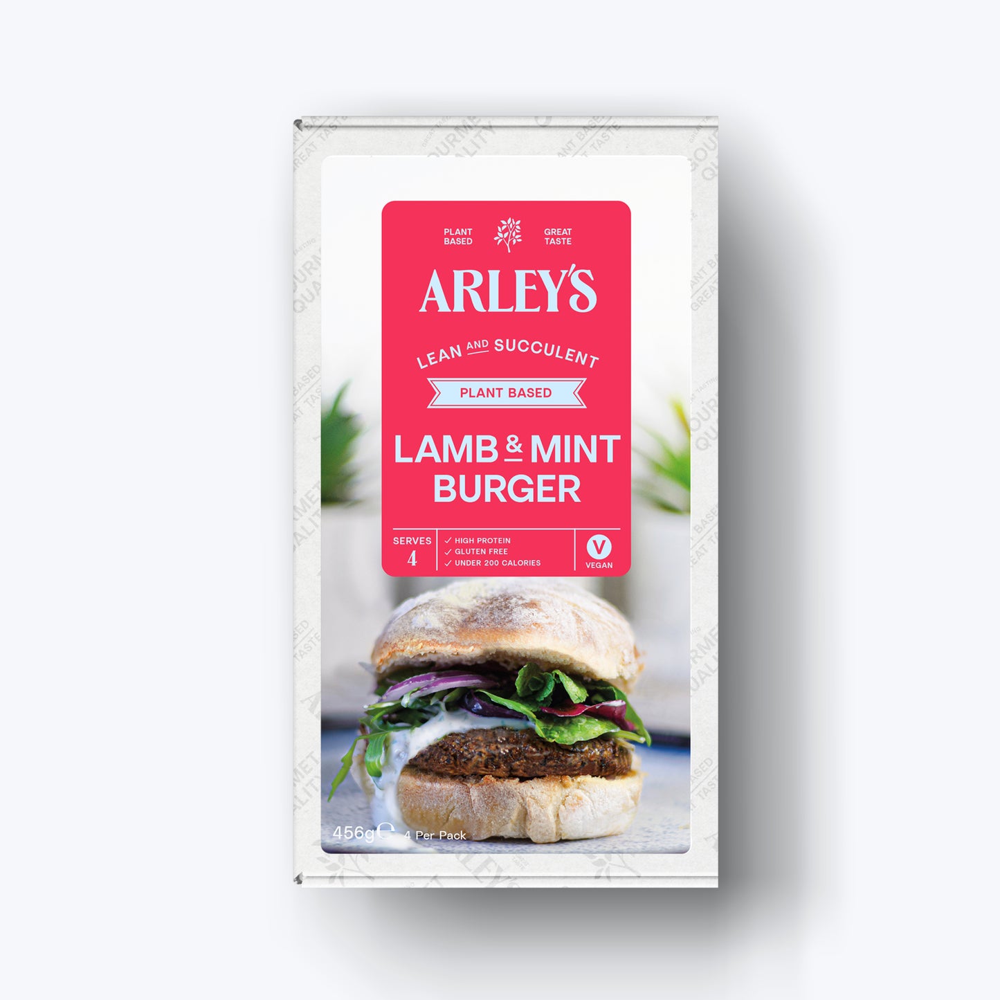 Arley's Plant Based Lamb & Mint Burger 4 x 114g