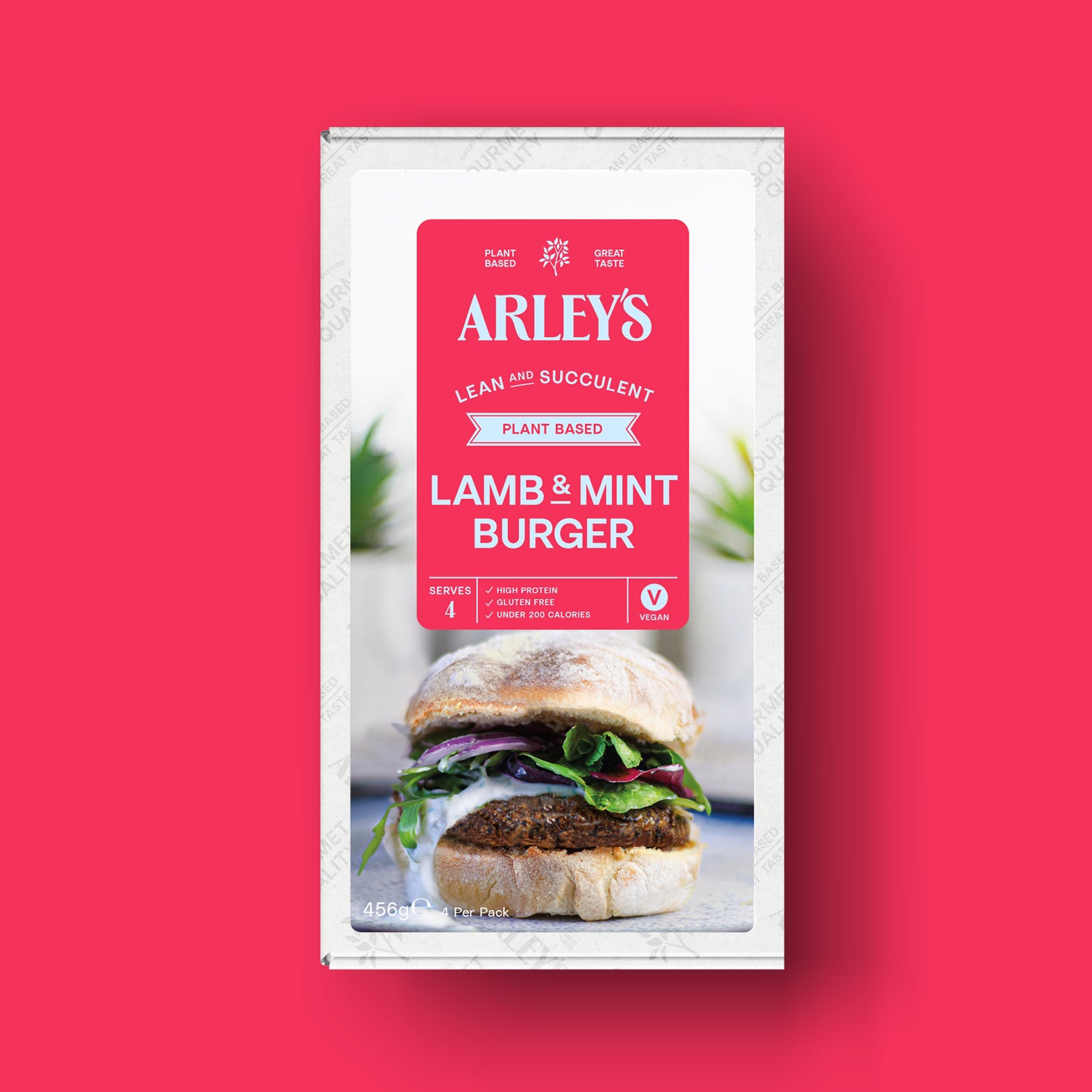 Arley's Plant Based Lamb & Mint Burger 4 x 114g