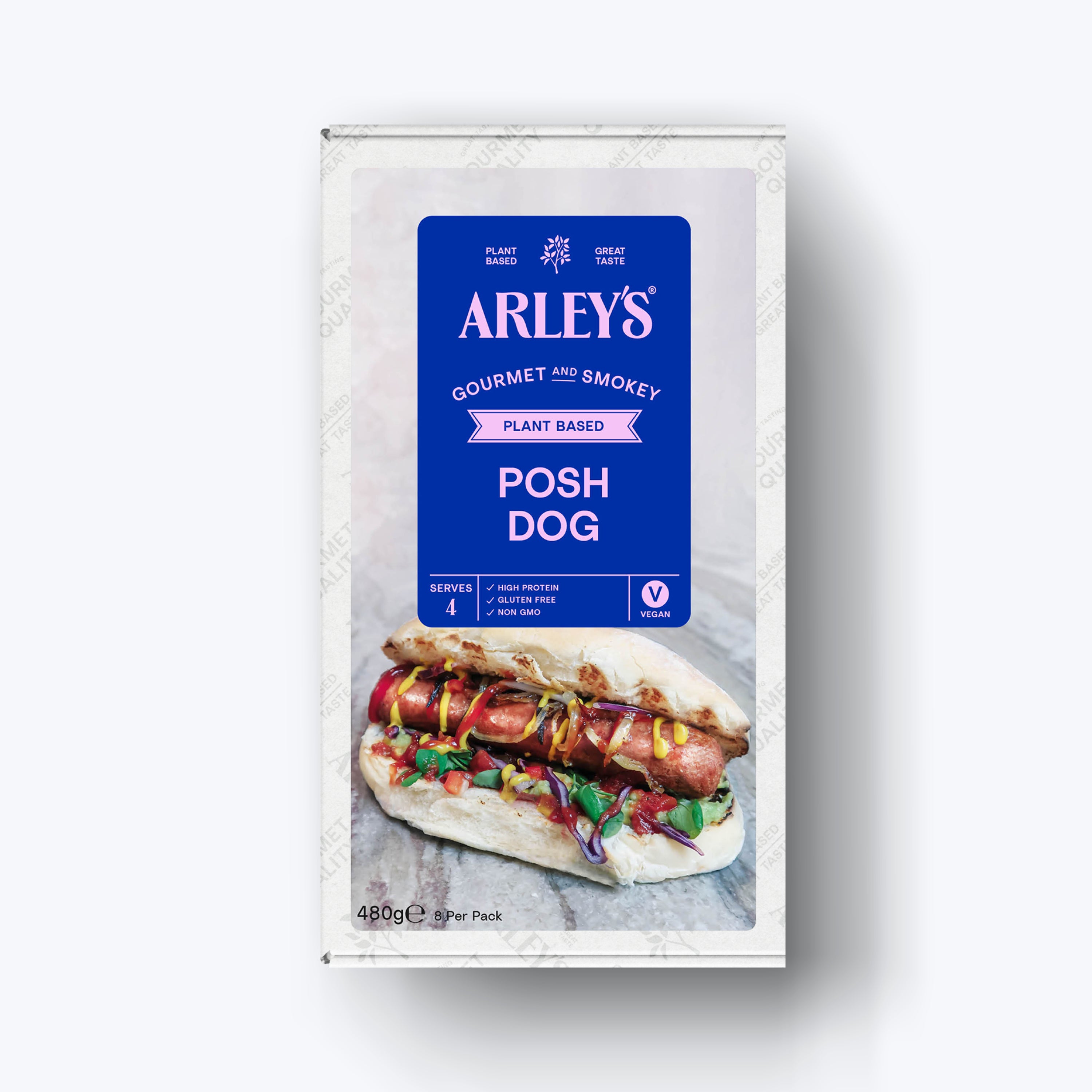 Arley's Plant Based Posh Dog 8 x 60g