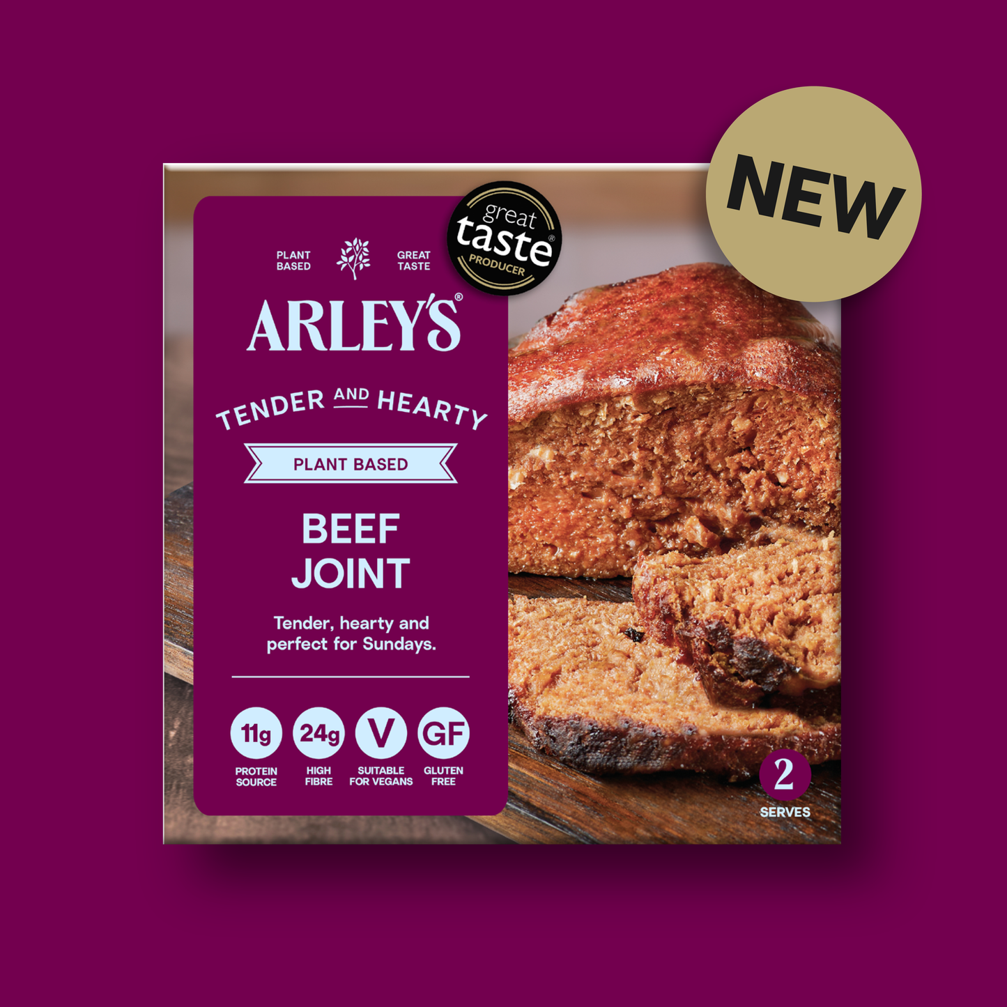 Arley's Plant Based Beef Joint 1 x 200g