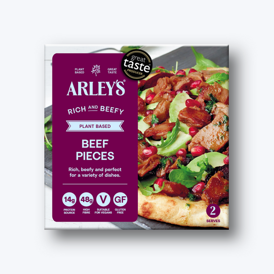 Arley's Plant Based Beef Pieces 250g