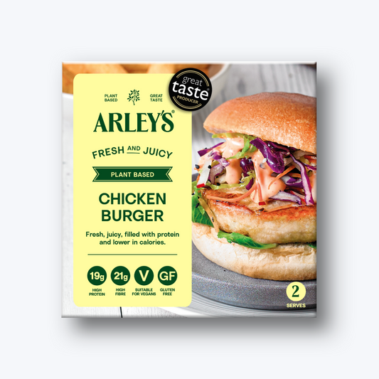 Arley's Plant Based Chicken Burger 2 x 114g