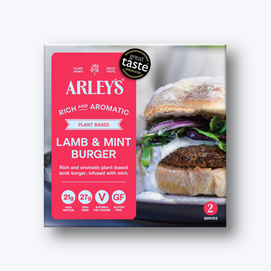 Arley's Plant Based Lamb & Mint Burger 2 x 114g