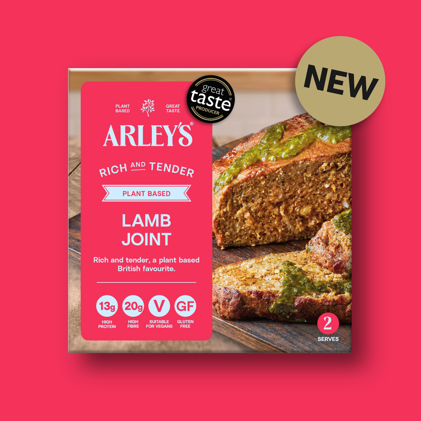 Arley's Plant Based Lamb Joint 1 x 200g