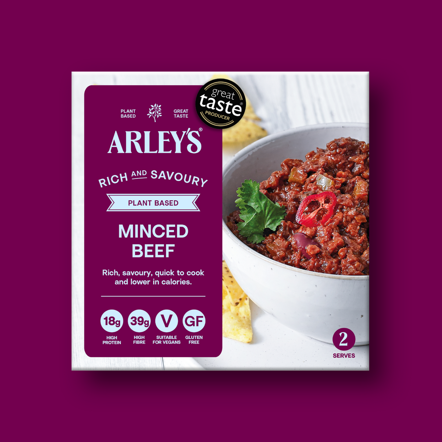 Arley's Plant Based Minced Beef 250g