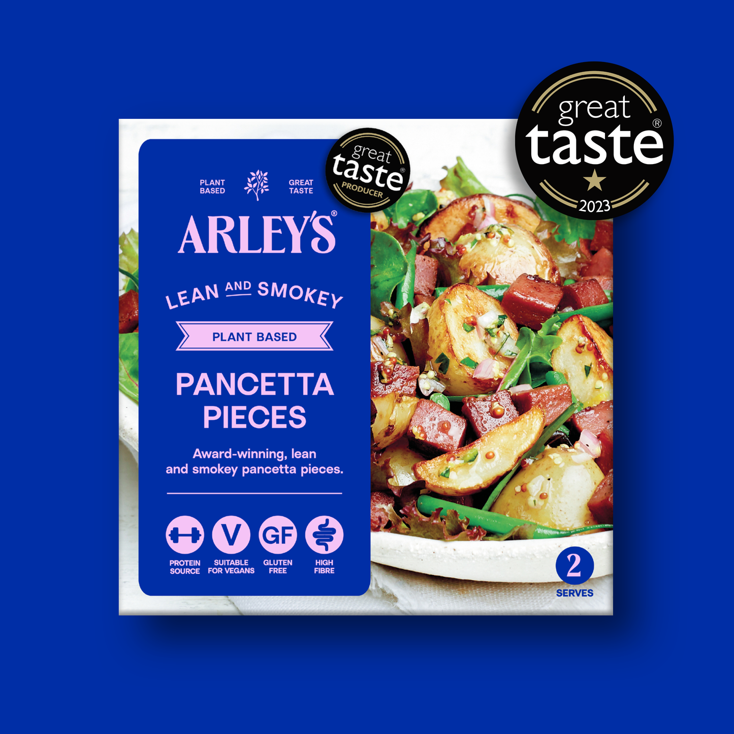 Arley's Plant Based Diced Pancetta 250g