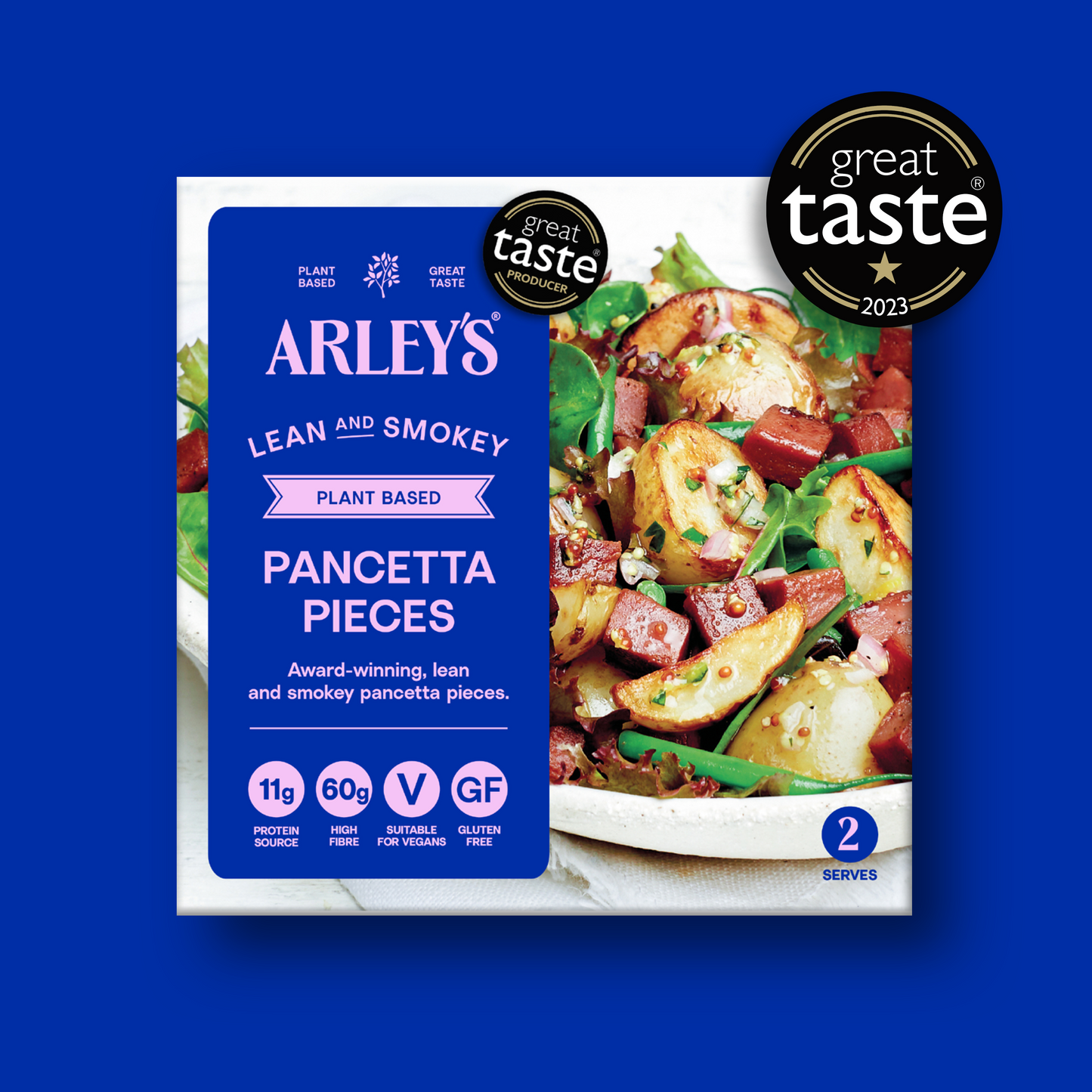 Arley's Plant Based Diced Pancetta 250g
