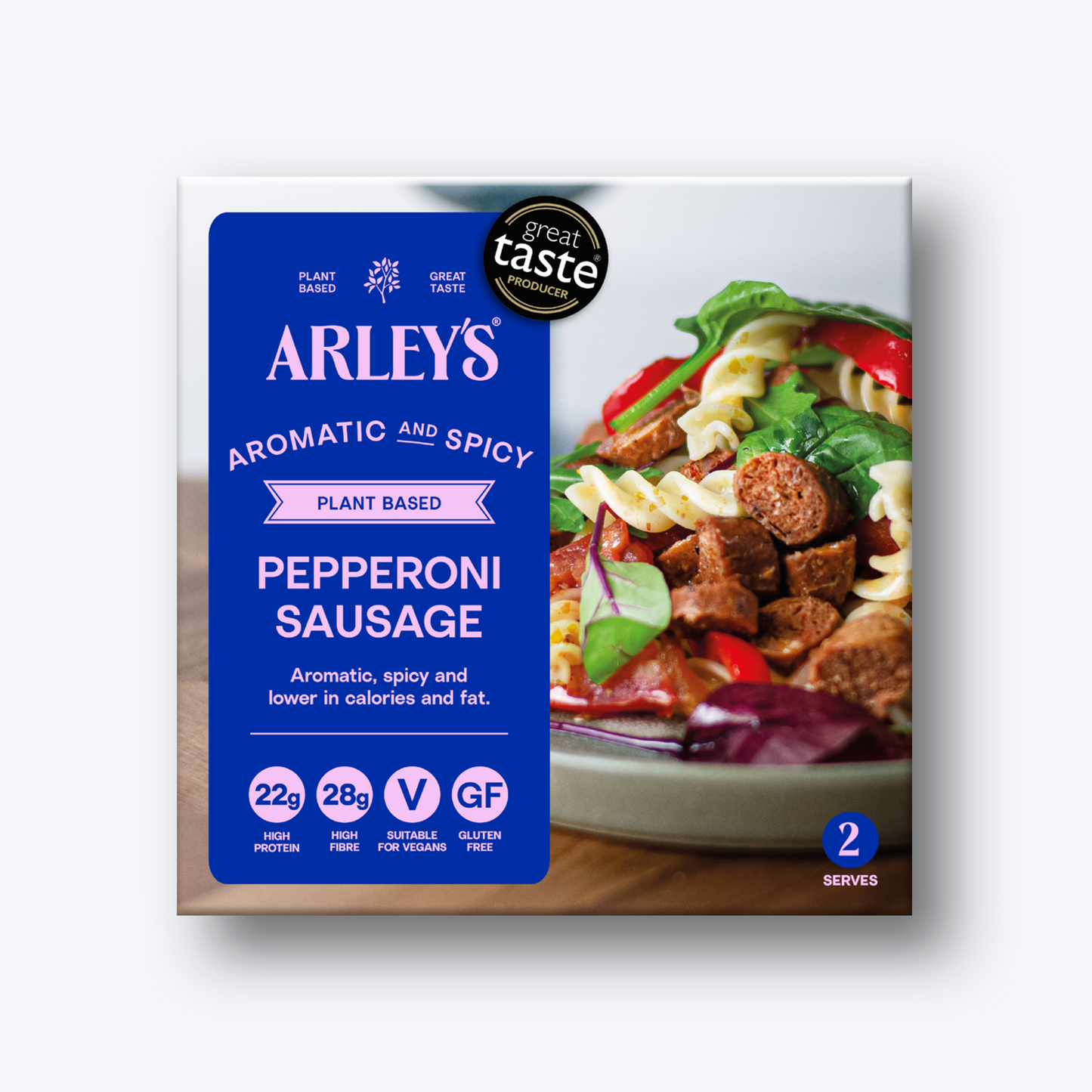 Arley's Plant Based Pepperoni 4 x 70g