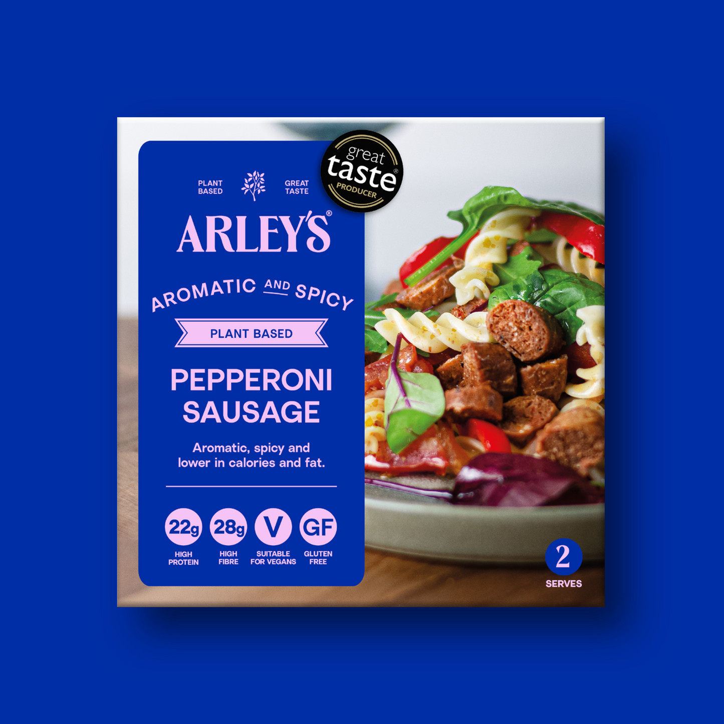 Arley's Plant Based Pepperoni 4 x 70g
