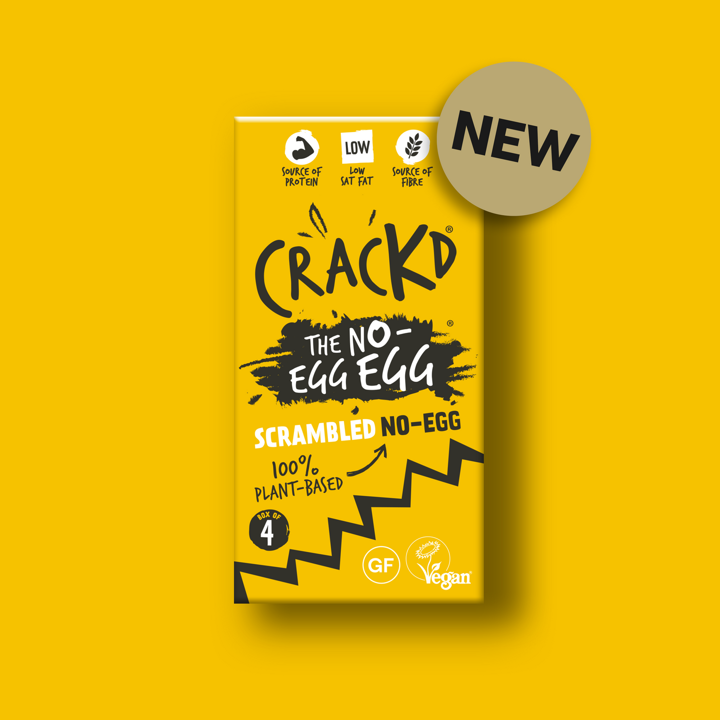 Crackd 'The No-Egg-Egg® Scrambled No-Egg' 4 x 65g